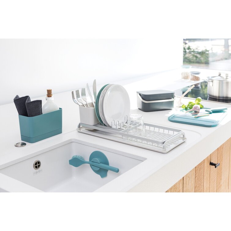 Brabantia light grey best sale compact dish drying rack